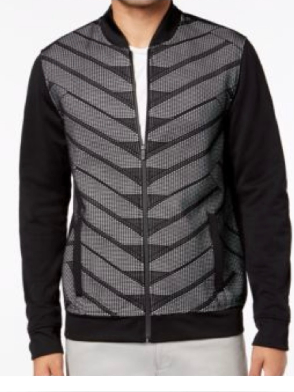 Men's alfani Black and white Jacket size L